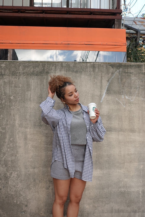 ショートニットパンツ